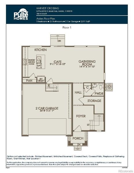 Main Level Floorplan