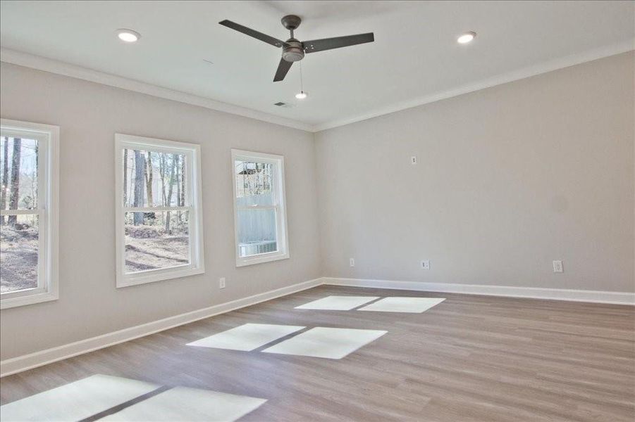 Spacious, unfurnished interior of a new home in River Walk Place, Lawrenceville (Image 14).