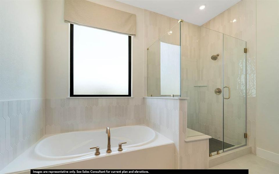 Furnished interior view inside a new home in Craig Ranch, McKinney (Image 16).