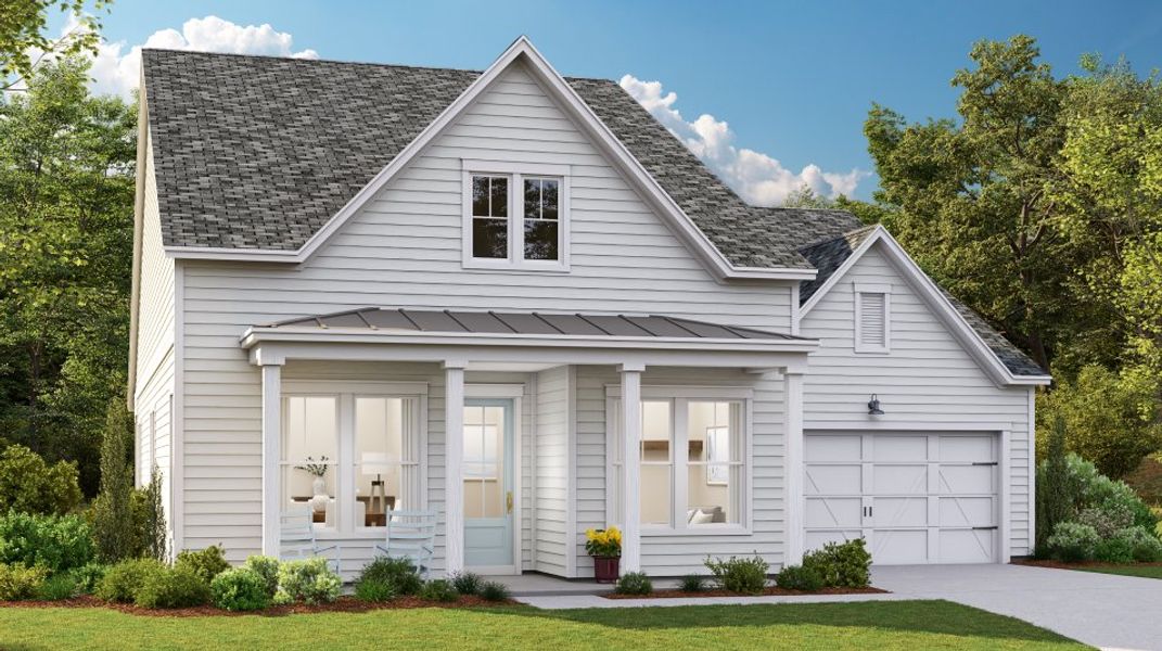 Representative exterior photo of a completed home built from the Montgomery by Lennar in Carnes Crossroads: Coastal Collection, Summerville, SC (Image 28).