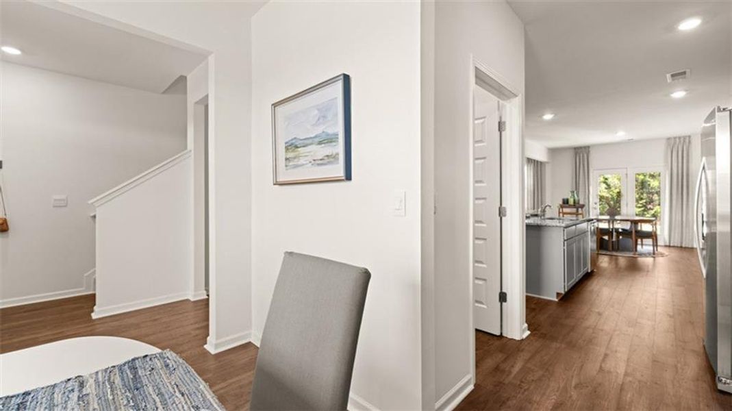 Furnished interior view inside a new home in Bridle Creek, Locust Grove (Image 37).