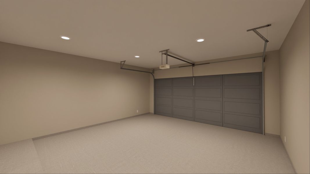 Spacious, unfurnished interior of a new home in Sunterra 40, Katy (Image 20).