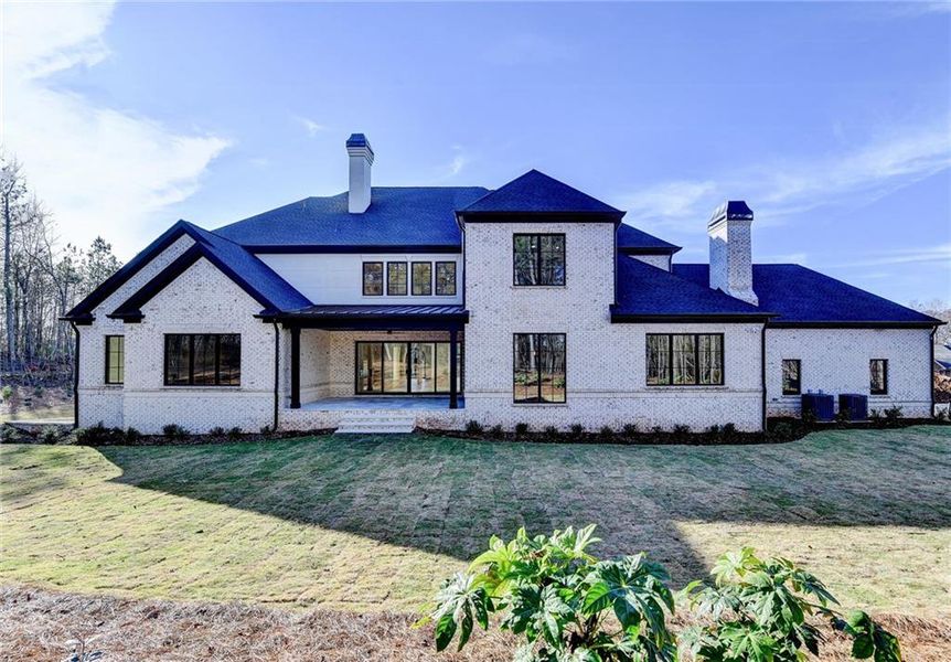 Exterior details and patio area of a home in , Alpharetta (Image 4). Exterior details and patio area of a home in , Alpharetta (Image 4).