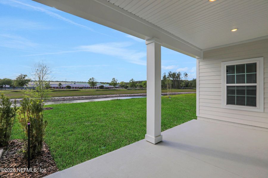 Exterior details and patio area of a home in Amberly, Green Cove Springs (Image 30).