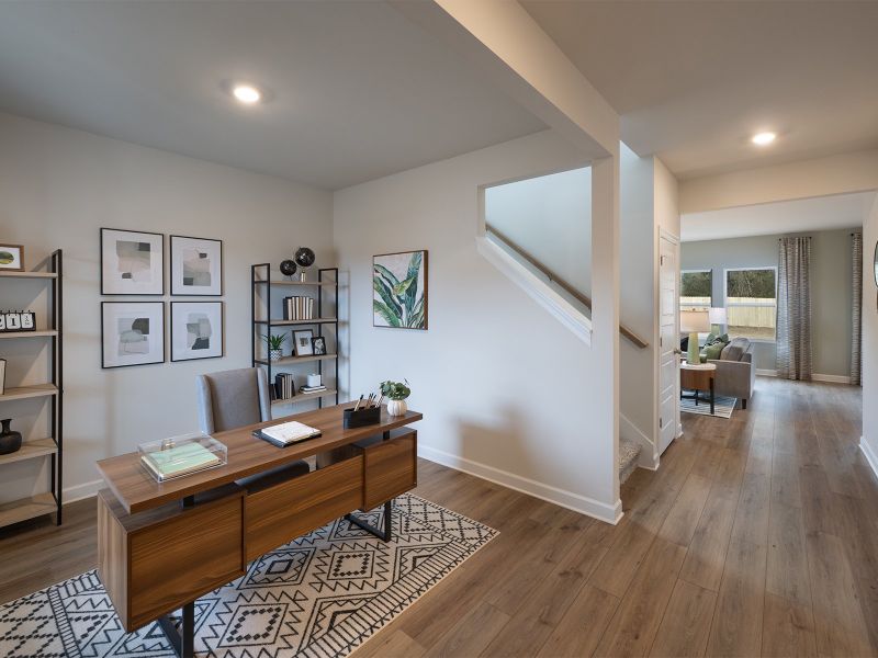 Furnished interior view inside a new home in Wexford Park, Fountain Inn (Image 3).