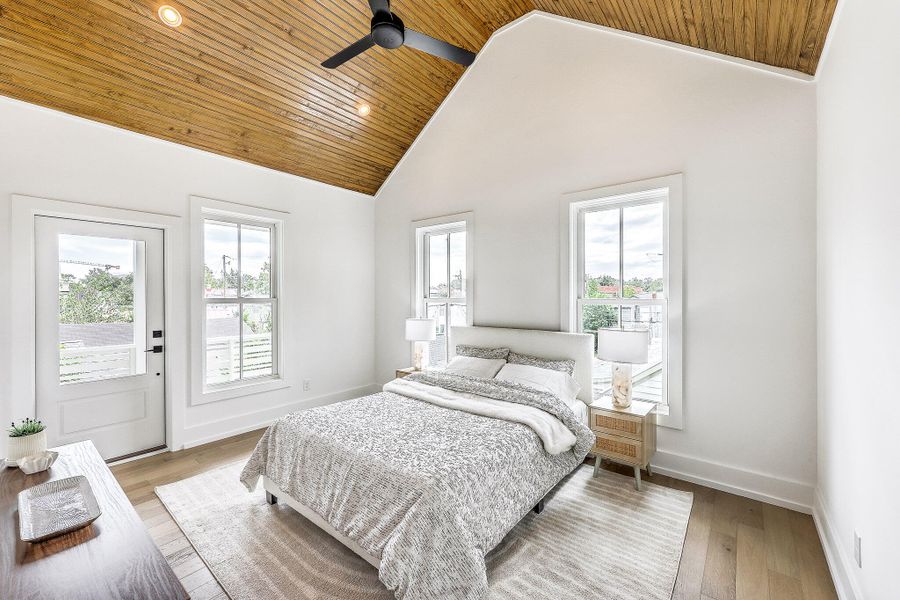 Furnished interior view inside a new home in , Charleston (Image 10).