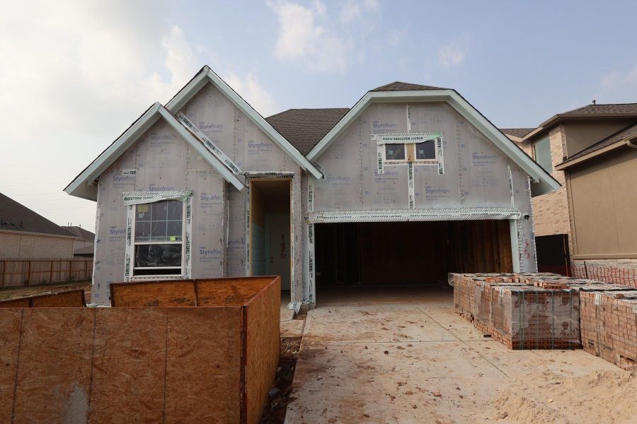 In-progress construction of a new home in Harvest Green - Reserve Collection, Richmond, TX (Image 6).