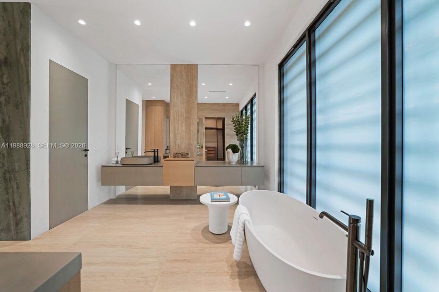 Furnished interior view inside a new home in , Miami (Image 44).