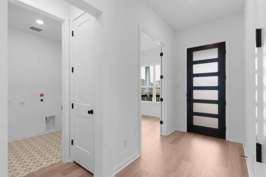 Spacious, unfurnished interior of a new home in Carillon, Manor (Image 10).