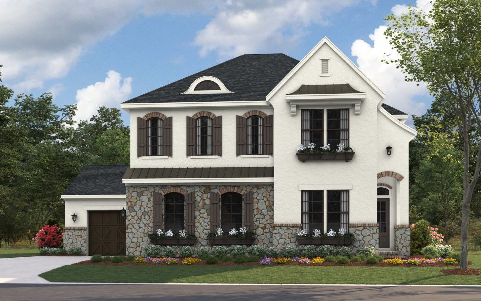 Representative exterior photo of a completed home built from the Laguna Sur SL by Classica Homes in Arden Mill, Fort Mill, SC (Image 27).