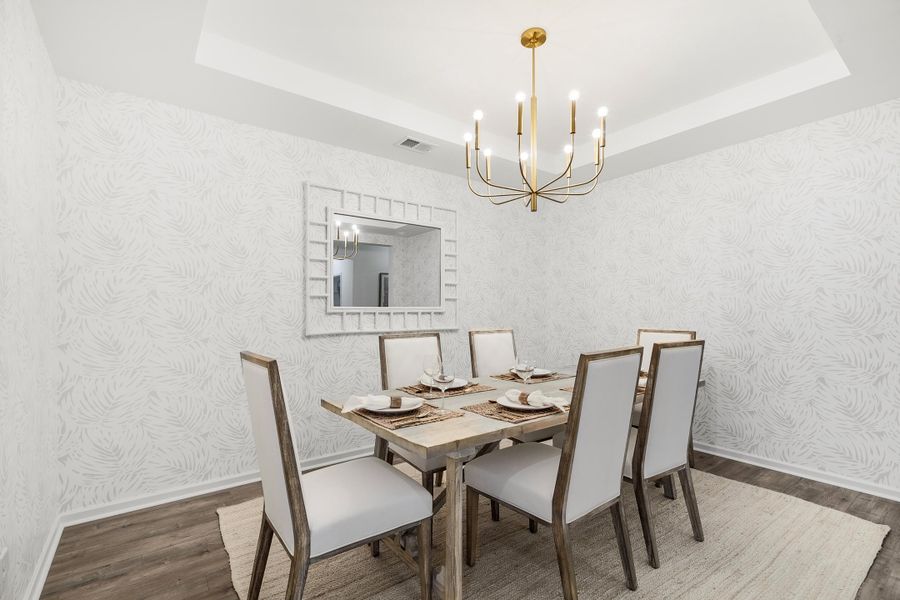 Furnished interior view inside a new home in Sweetgrass at Summers Corner: Coastal Collection, Summerville (Image 11).