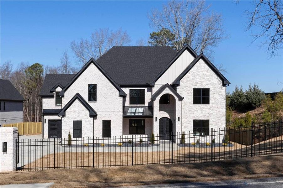 Front exterior of a new home in , Suwanee, GA, highlighting curb appeal (Image 30).