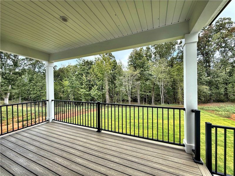 Exterior details and patio area of a home in Walker's Pointe, Anderson (Image 4).