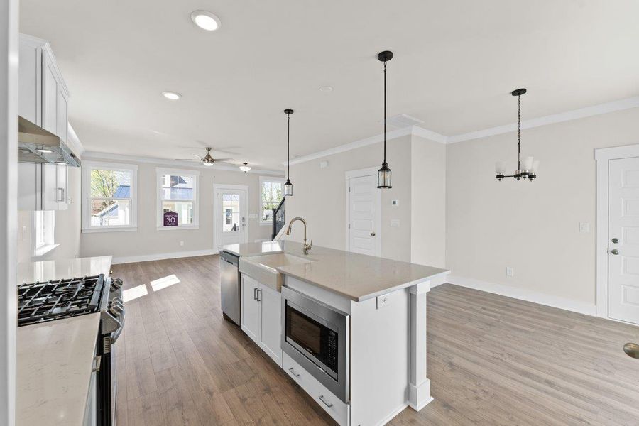 Furnished interior view inside a new home in Founder's Park, Summerville (Image 6).