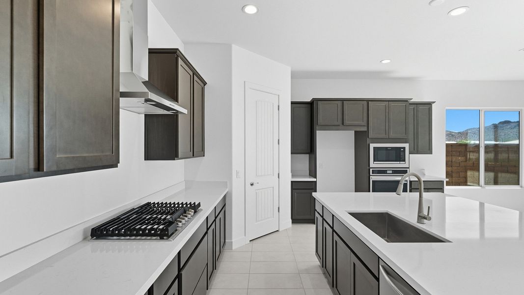 Furnished interior view inside a new home in Hacienda at Estrella, Goodyear (Image 12).