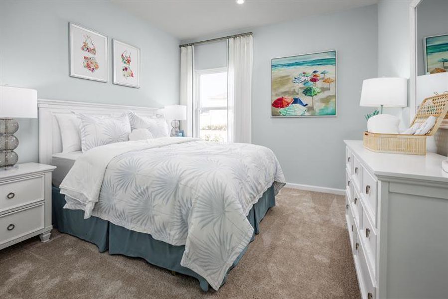 Furnished interior view inside a new home in Seminole Palms Single-Family Homes, Palm Coast (Image 12).