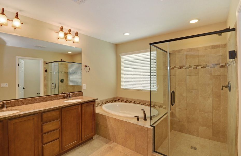 Representative furnished interior of a home built from the Sumac by Pulte Homes in Parkside at Anthem at Merrill Ranch, Florence (Image 9).