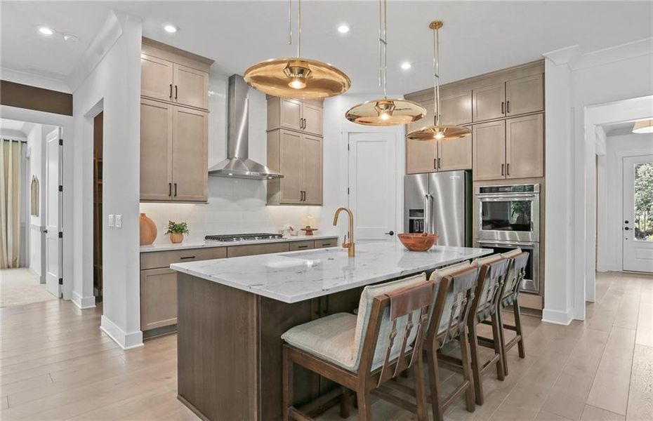 Furnished interior view inside a new home in Sterling Pointe, Cumming (Image 28).