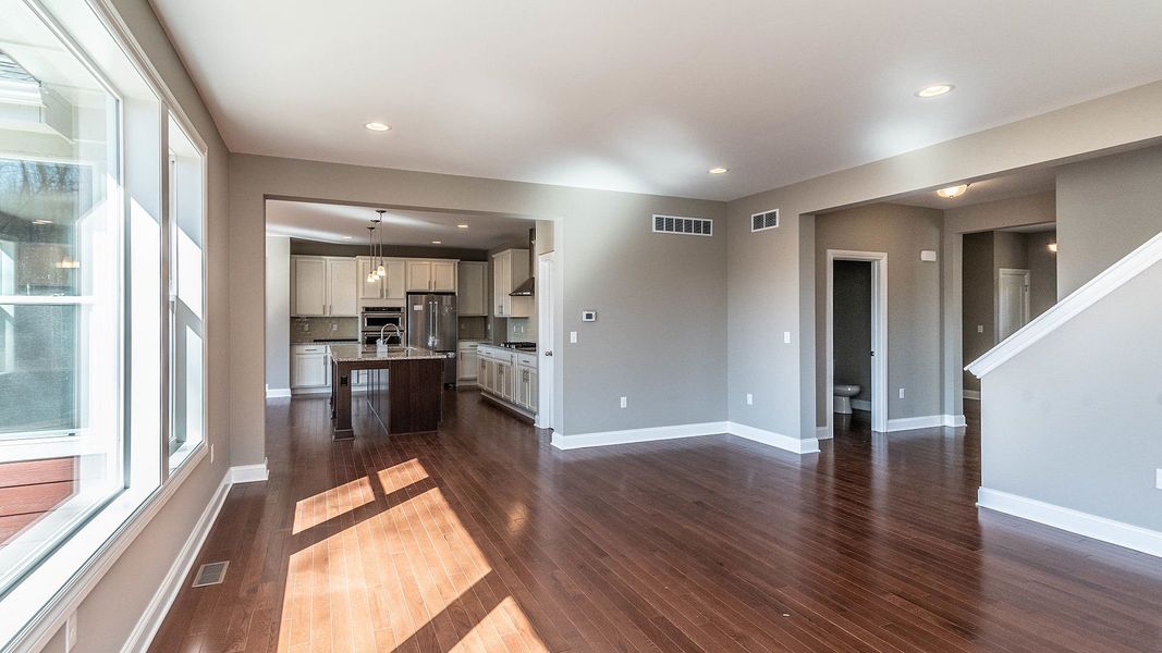 Representative unfurnished interior of a home built from the The Chesterfield by Norfolk Homes in Valleys, Jackson (Image 78).