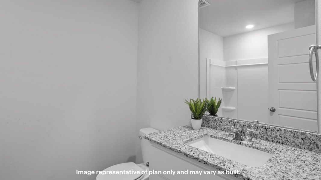 Representative furnished interior of a home built from the The Denton by D.R. Horton in Allen Farms, Lubbock (Image 7).