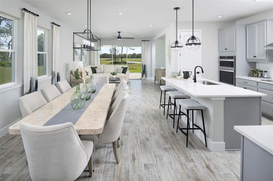 Furnished interior view inside a new home in Crosswind Ranch, Parrish (Image 5).