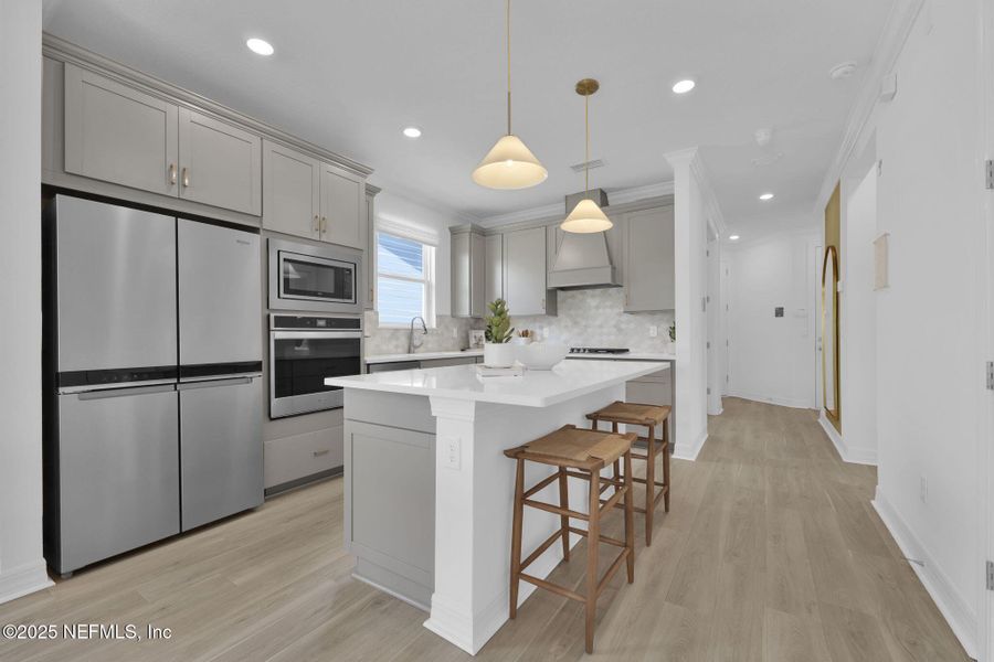 Furnished interior view inside a new home in , Yulee (Image 10).