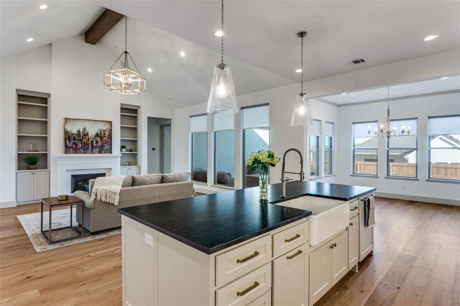 Furnished interior view inside a new home in , Aledo (Image 13).