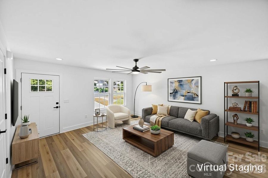 Furnished interior view inside a new home in , Salisbury (Image 9).