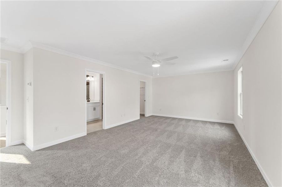 Spacious, unfurnished interior of a new home in Cherokee Township, Acworth (Image 20).