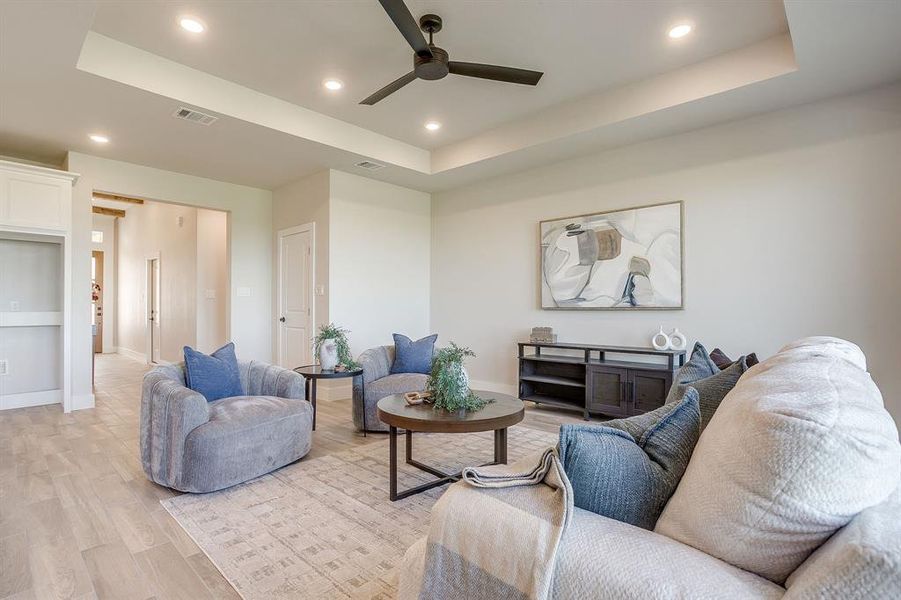 Furnished interior view inside a new home in , White Settlement (Image 9).