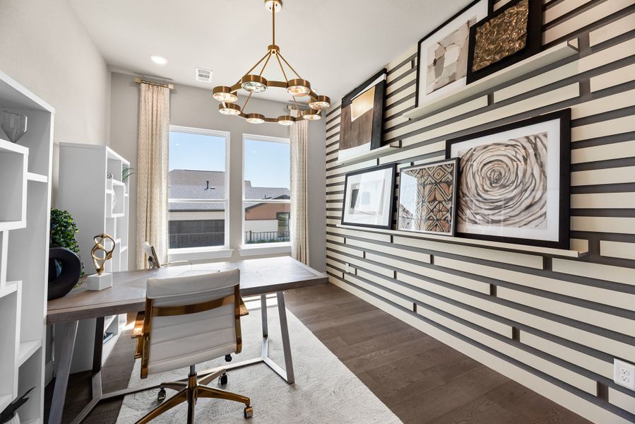 Furnished interior view inside a new home in Sweetgrass, Haslet (Image 23).