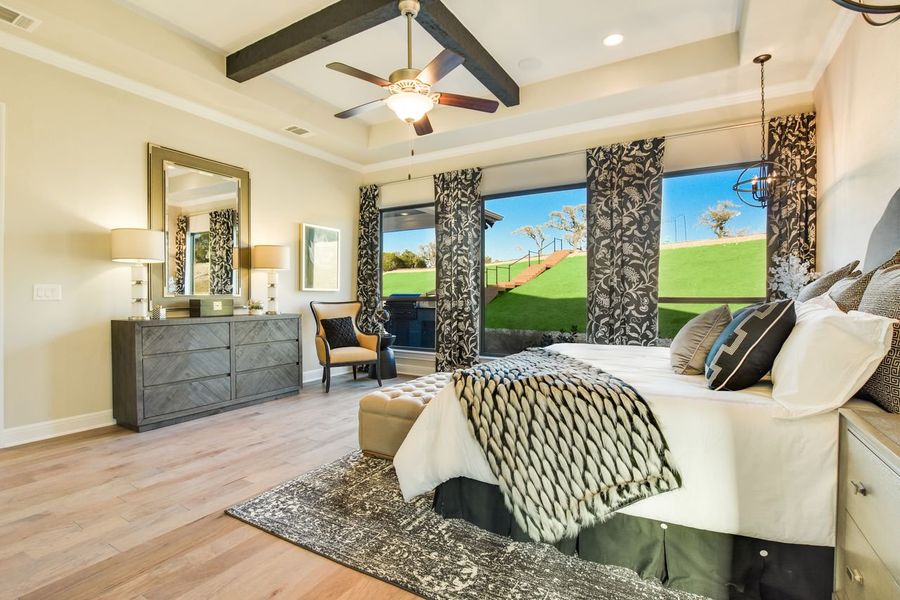 Representative furnished interior of a home built from the Siena II by Giddens Homes in Clearwater Ranch, Liberty Hill (Image 17).