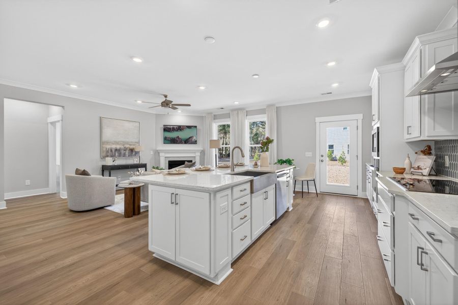 Furnished interior view inside a new home in Academy Park, Beaufort (Image 8).