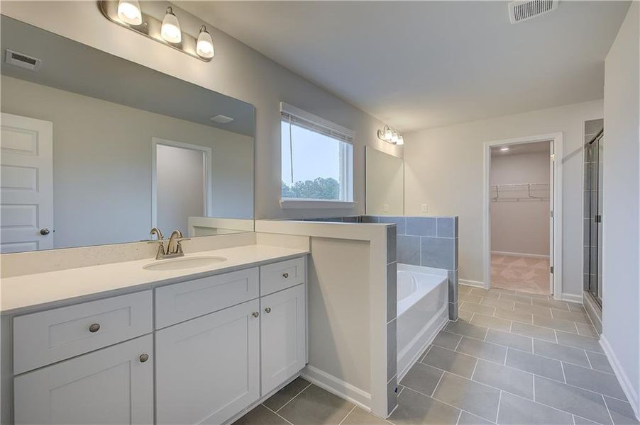 Furnished interior view inside a new home in Westwind Estates, Hampton (Image 8).
