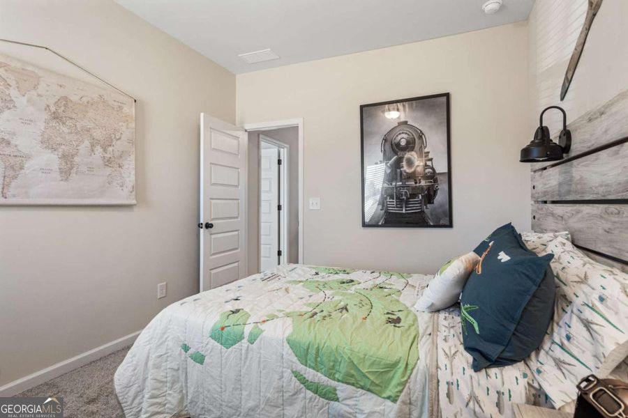 Furnished interior view inside a new home in Bryson Farms, Byron (Image 23).