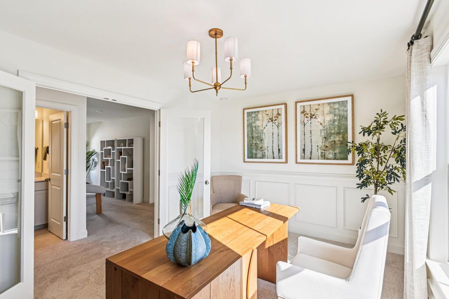 Furnished interior view inside a new home in , Moncks Corner (Image 7). Furnished interior view inside a new home in , Moncks Corner (Image 7).