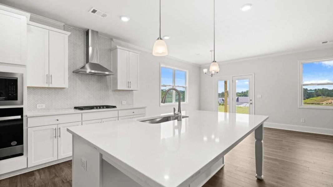 Furnished interior view inside a new home in Hamptons at Riverwood East, Dallas (Image 6).