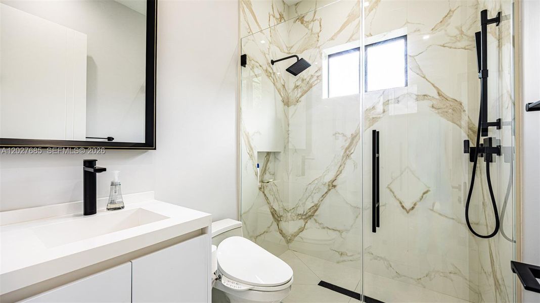 Furnished interior view inside a new home in , Miami (Image 7).