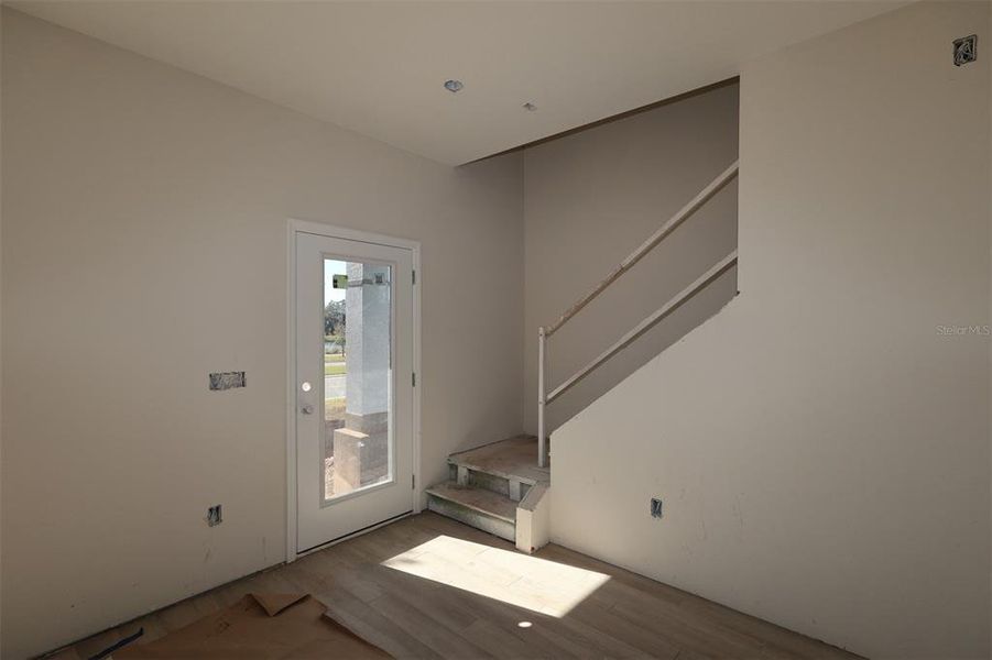 In-progress construction of a new home in Center Lake on the Park, St. Cloud, FL (Image 12).