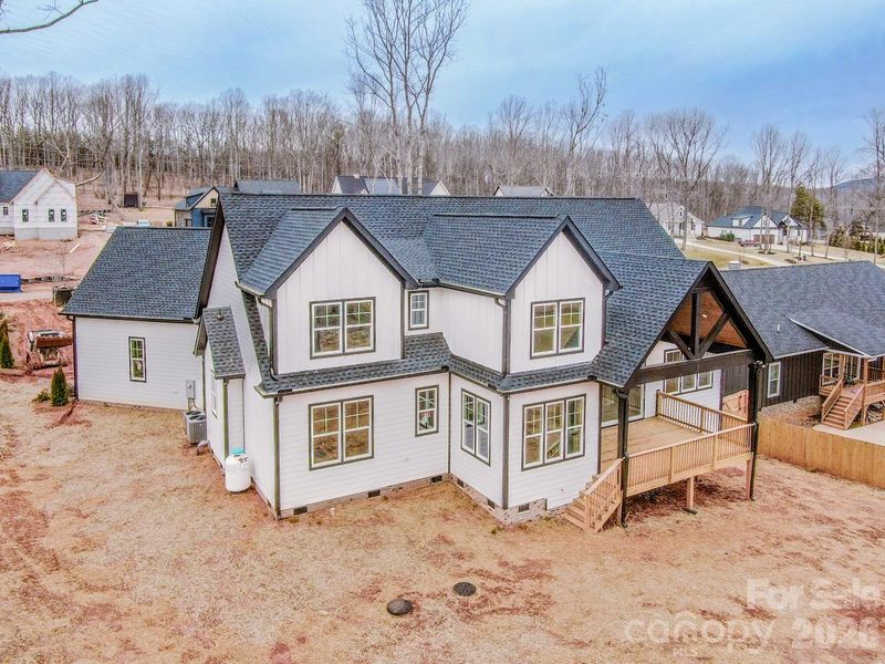 Exterior details and patio area of a home in , Lincolnton (Image 29).
