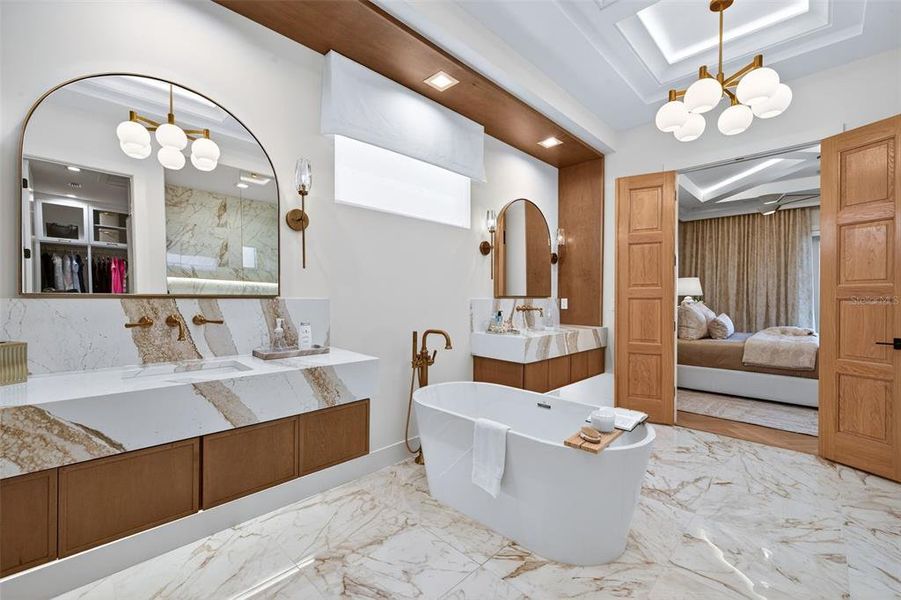 Furnished interior view inside a new home in , Sarasota (Image 19).