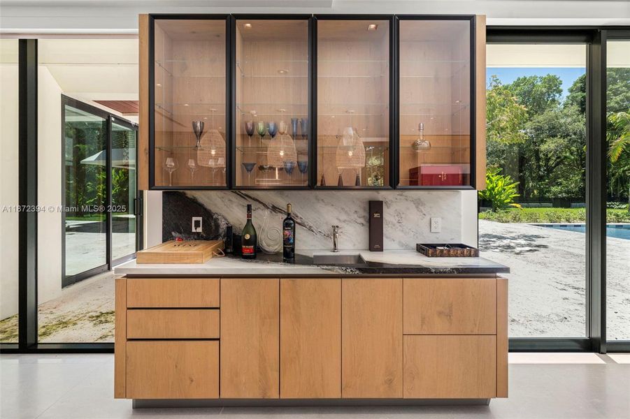 Furnished interior view inside a new home in , Coral Gables (Image 30).