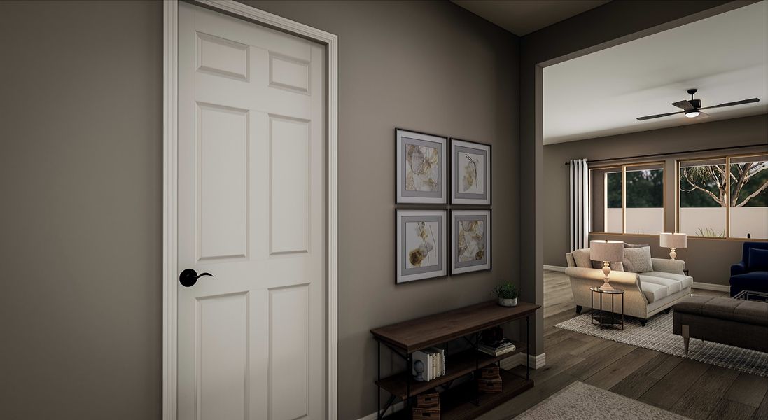 Representative furnished interior of a home built from the Iris Plan 60-1 by Tri Pointe Homes in Whispering Hills, Laveen (Image 3).