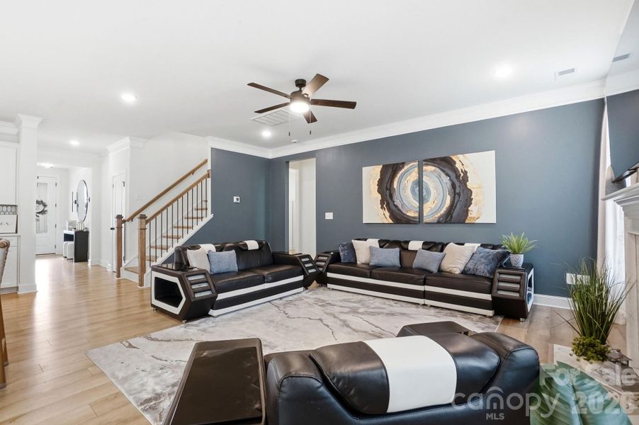 Furnished interior view inside a new home in Summerlin, Mooresville (Image 17).