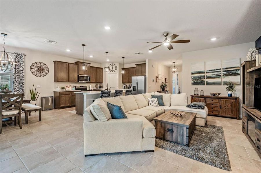 Furnished interior view inside a new home in Deerbrook, Land O' Lakes (Image 15).