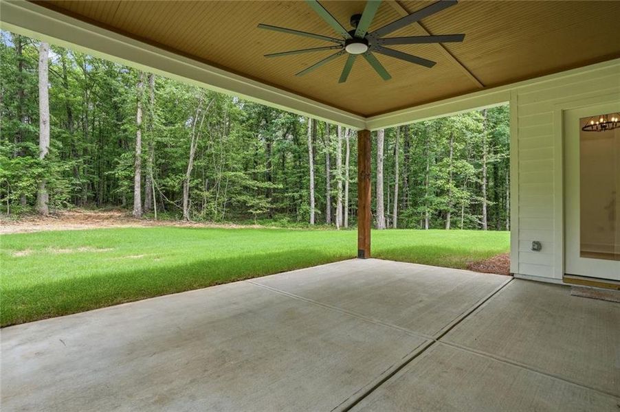 Exterior details and patio area of a home in , Covington (Image 37).