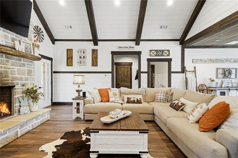 Furnished interior view inside a new home in , Talking Rock (Image 10).