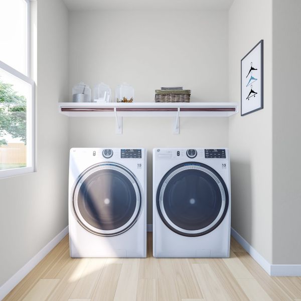 Representative furnished interior of a home built from the Foss by Tri Pointe Homes in Lariat, Liberty Hill (Image 17).