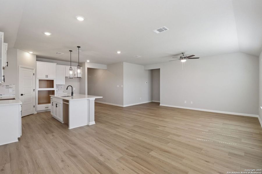Spacious, unfurnished interior of a new home in Arcadia Ridge - Classic Series, San Antonio (Image 18). Spacious, unfurnished interior of a new home in Arcadia Ridge - Classic Series, San Antonio (Image 18).