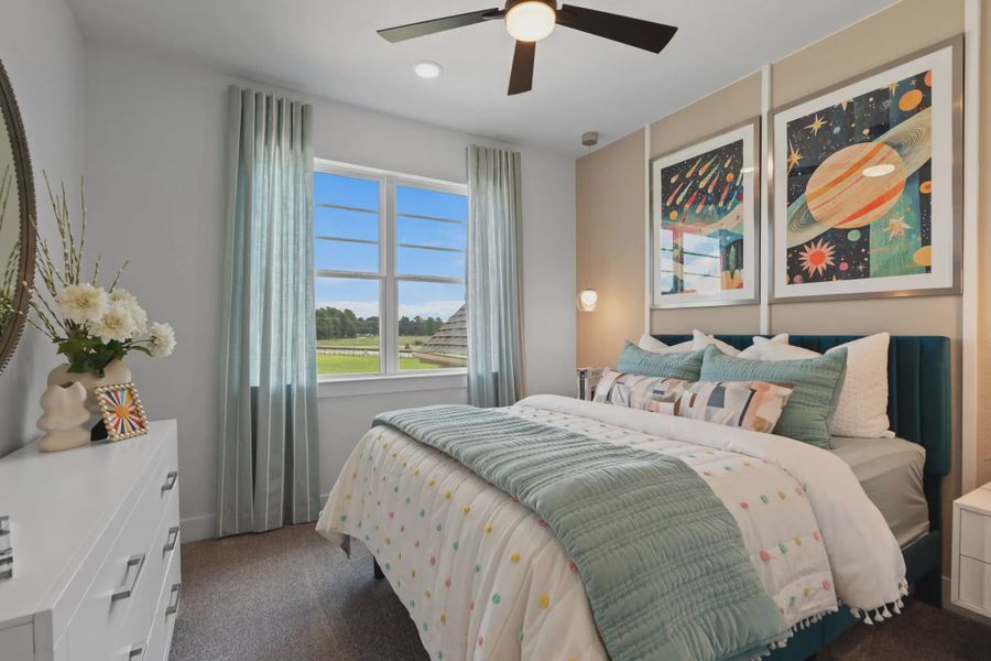 Furnished interior view inside a new home in Evergreen, Fulshear (Image 13).